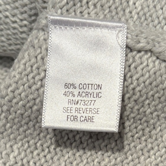 Women's Apt. 9 Cotton Open Cardigan, Ornamental Metal Buttons with Wrap Tie - Picture 4 of 5